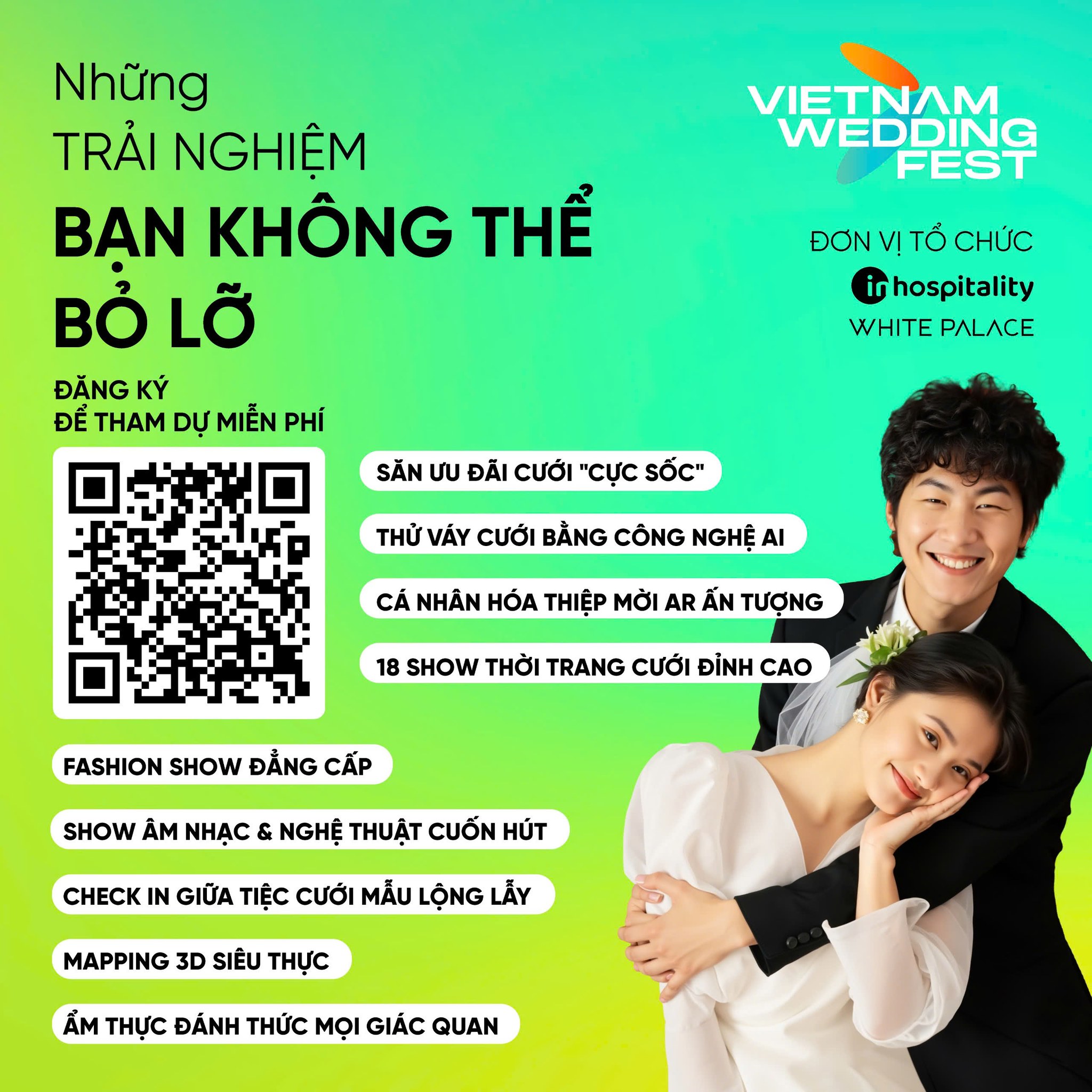 CƯỚI ĐẾN NƠI RỒI? VÀO NGAY LỄ HỘI CƯỚI ĐỈNH NHẤT NĂM ĐI BẠN!